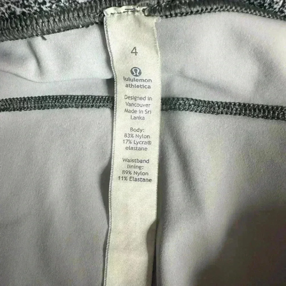 Lululemon Fast & Free Crop 19” sz 4